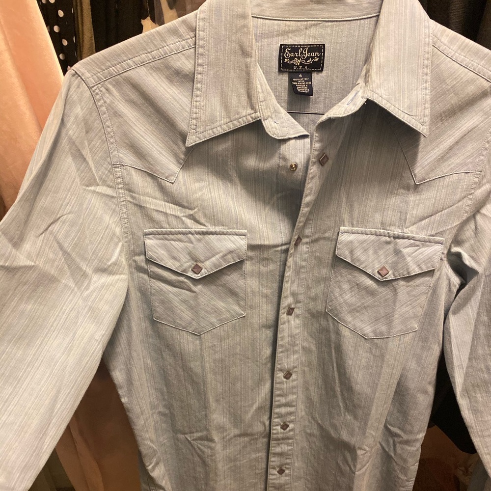 Men’s Blue button down shirt